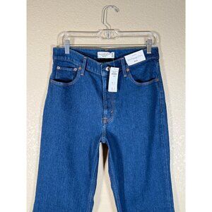 Abercrombie & Fitch The Vintage Flare High Rise Jeans Dark wash